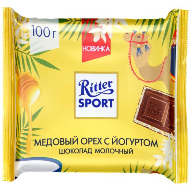 

Шоколад Ritter Sport молочный с орехом и йогуртом, 100 г