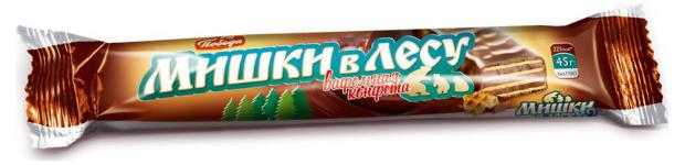 

Конфета «Победа Вкуса» Мишки в лесу вафельная в шоколаде, 45 г