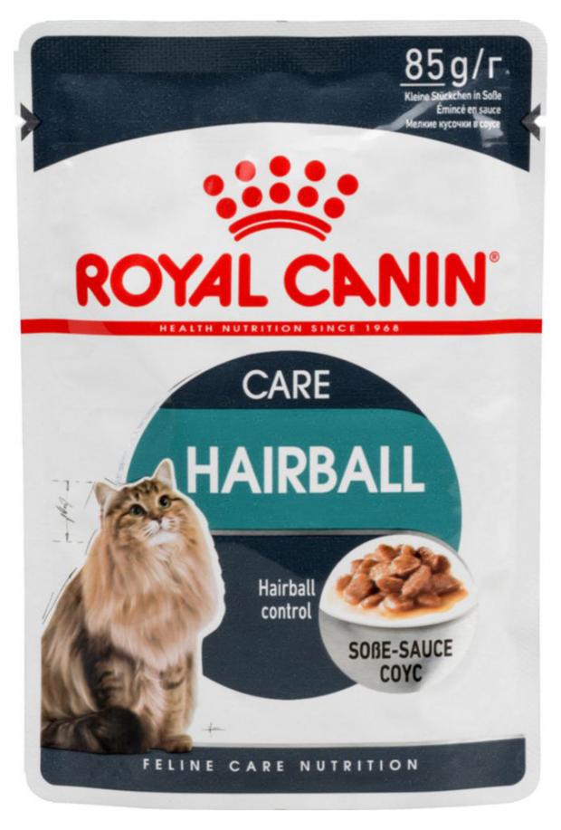 

Корм для кошек Royal Canin Hairball Care в соусе, 85 г