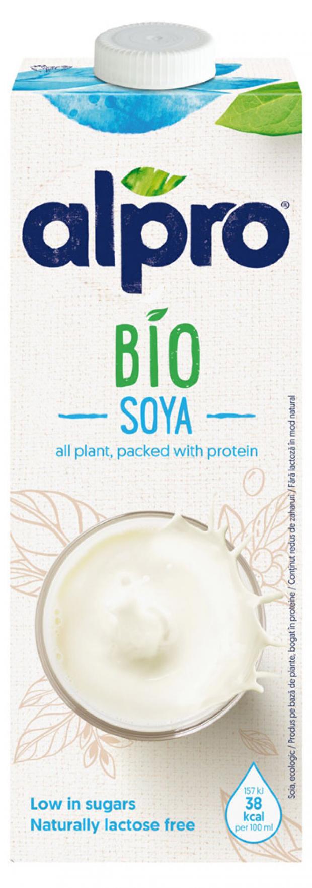 Напиток соевый Alpro Soya BIO натуральный 1,8%, 1 л