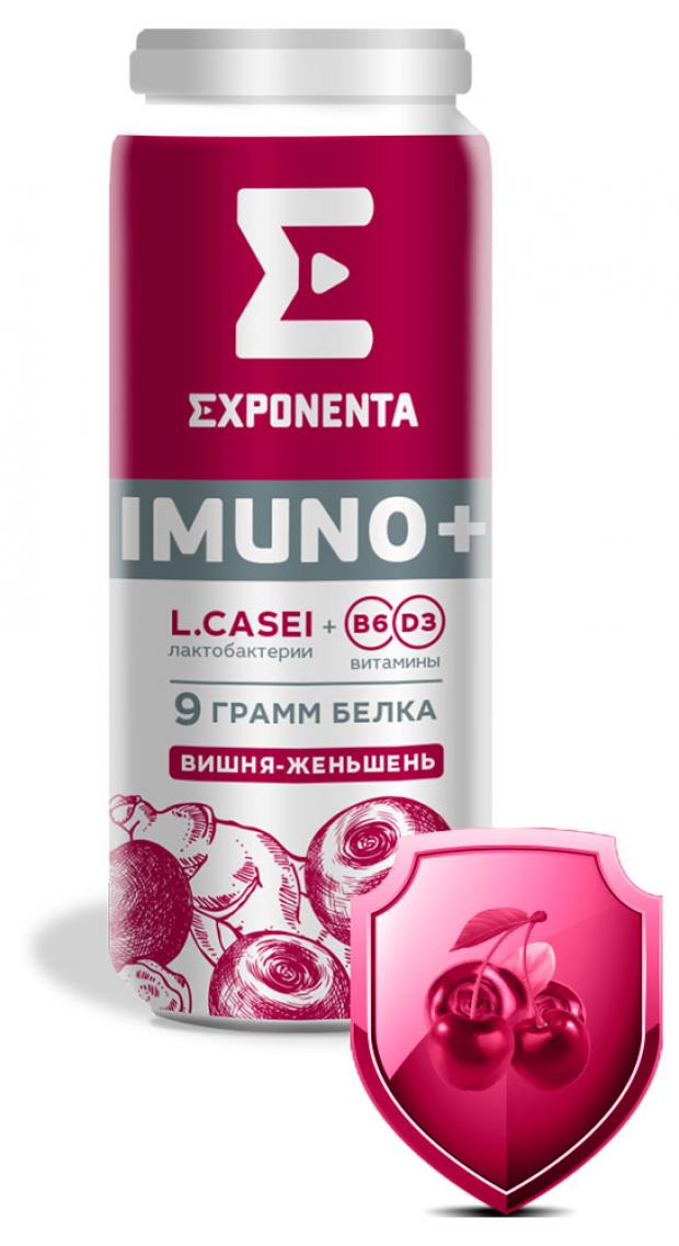 Напиток кисломолочный Exponenta imuno+ вишня женьшень, 100 г