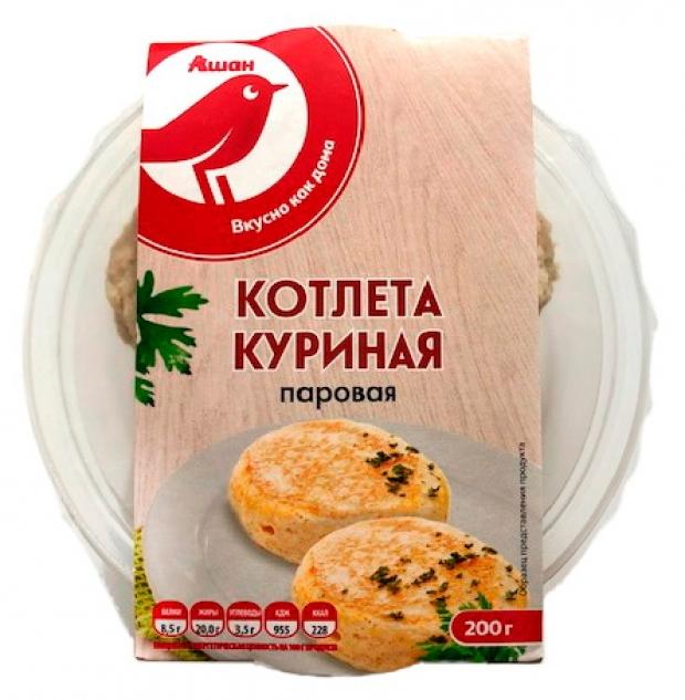 

Котлета куриная АШАН паровая, 200 г