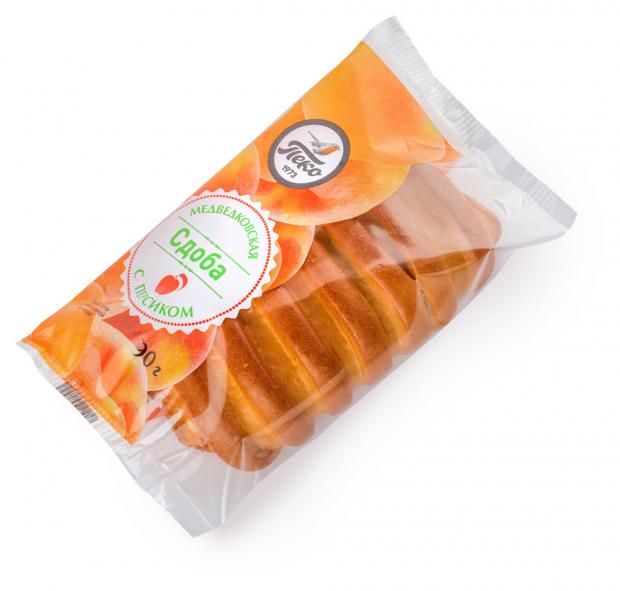 Сдоба ПЕКО Медведковская с персиком 90 г 26₽