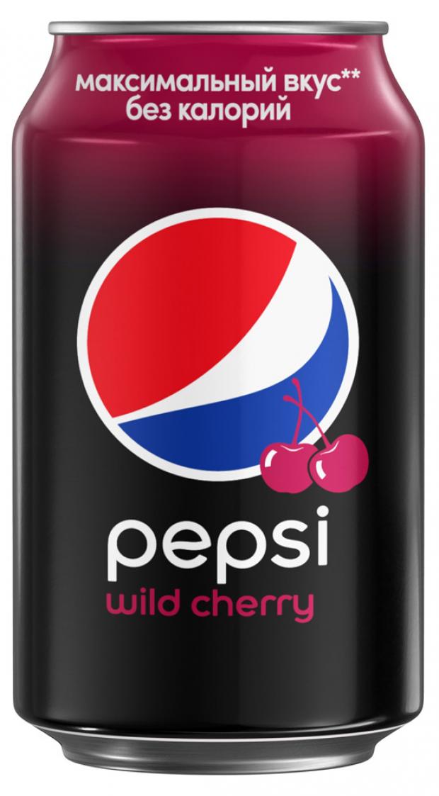 

Напиток сильногазированный Pepsi Cola Wild Cherry, 330 мл
