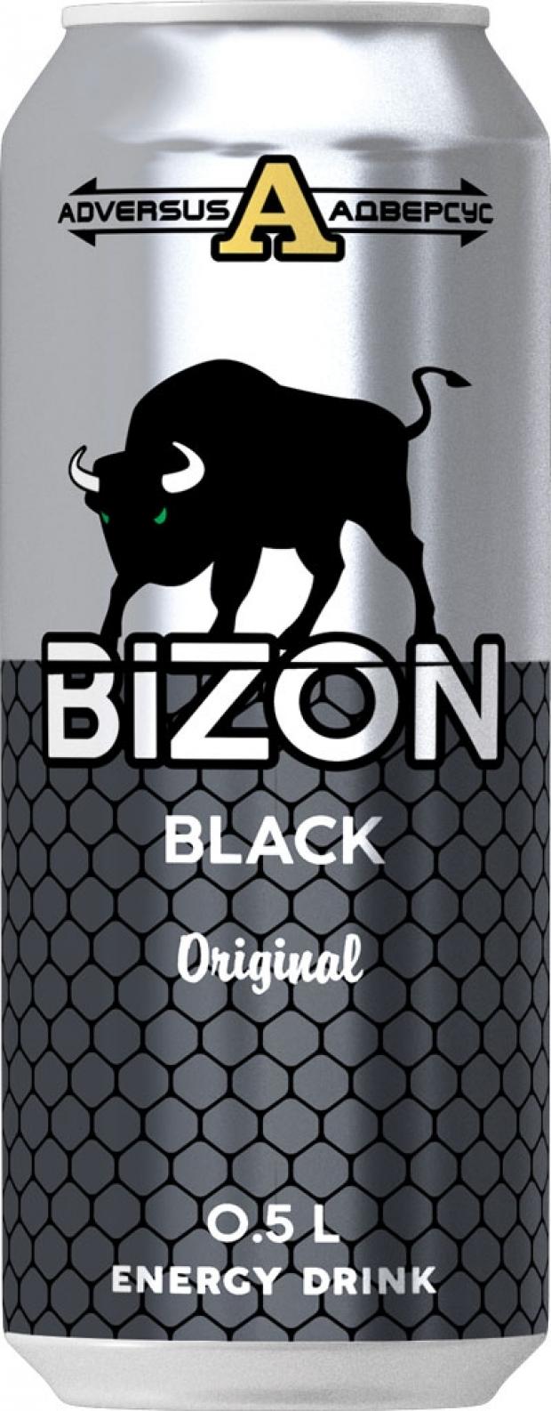 

Напиток энергетический BIZON BLACK Original, 500 мл
