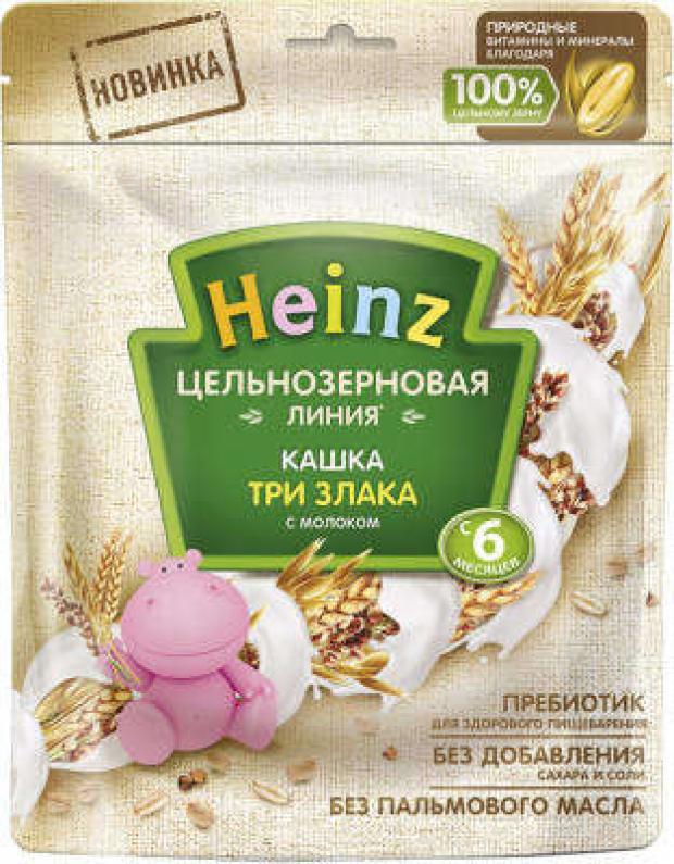 

Каша молочная Heinz три злака цельнозерновая с 6 мес, 180 г