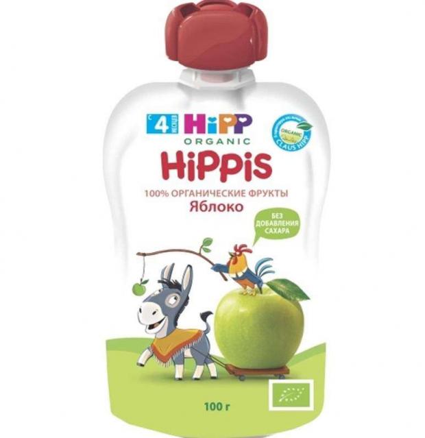 

Пюре Hipp Hippis Яблоко с 4 мес, 100 г