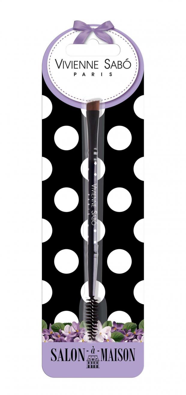 

Кисть для бровей Vivienne Sabo Salon a maison двухсторонняя, 1 шт