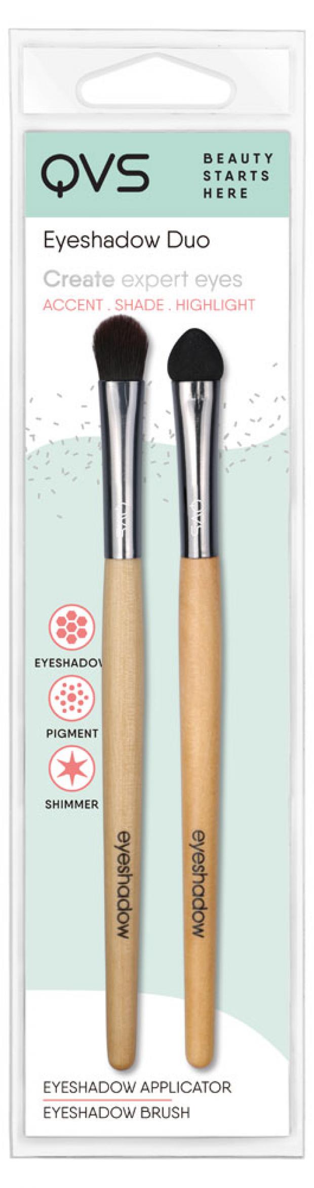 

Набор кистей QVS для нанесения теней, 2 шт