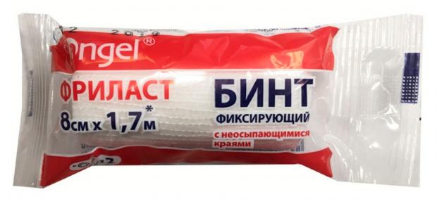 

Бинт Angel Фриласт фиксирующий 8 см х 1,7 м, 1 шт