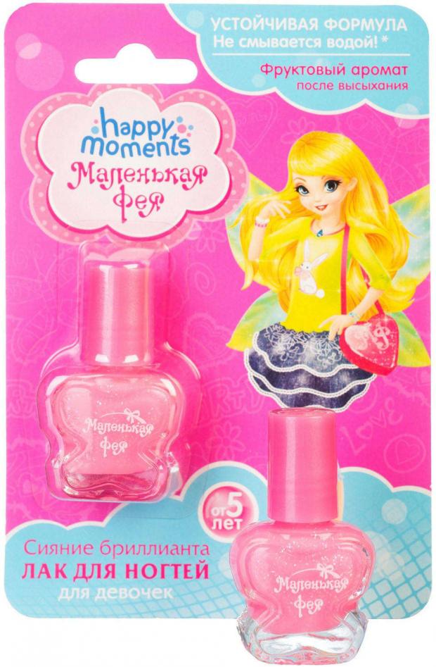 

Лак для ногтей детский «Маленькая Фея» Happy Moments Сияние бриллианта, 6 мл
