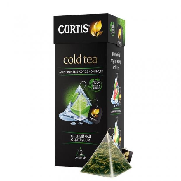 

Чай зелёный Curtis Cold Tea с цитрусом в пирамидках, 16х1.25 г