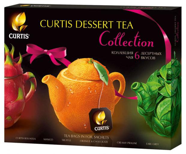 Чайное ассорти Curtis Dessert Tea Collection в сашетах 30х19 г 315₽