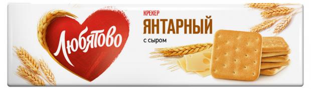 Крекеры «Любятово» янтарный с сыром, 235 г