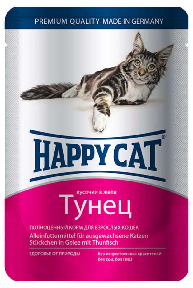 

Корм для кошек Happy Cat тунец в желе, 100 г