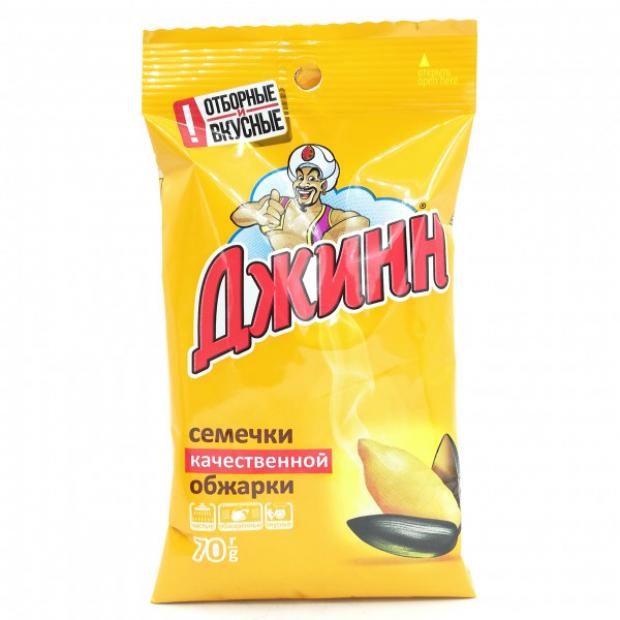 

Семечки подсолнечные «Джинн» жаренные, 70 г