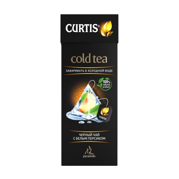 

Чай зелёный Curtis Cold Tea с персиком в пирамидках, 16х1.25 г