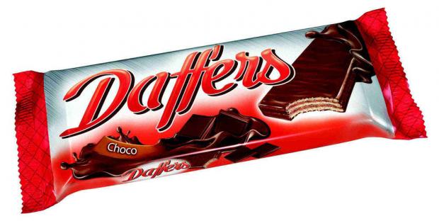 

Вафли глазированные Daffers с какао-шоколадной кремовой начинкой, 30 г