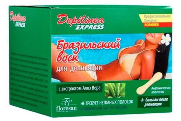 

Воск для депиляции Floresan Depilinea Express с экстрактом алоэ вера, 200 г