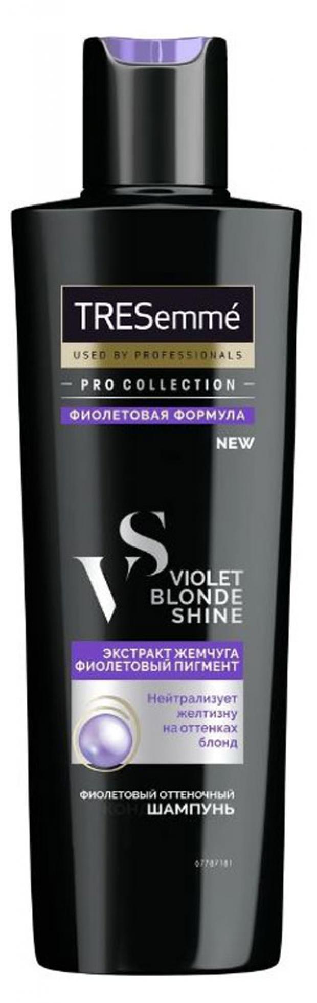 

Шампунь для волос TRESemme оттеночный фиолетовый против желтизны, 250 мл