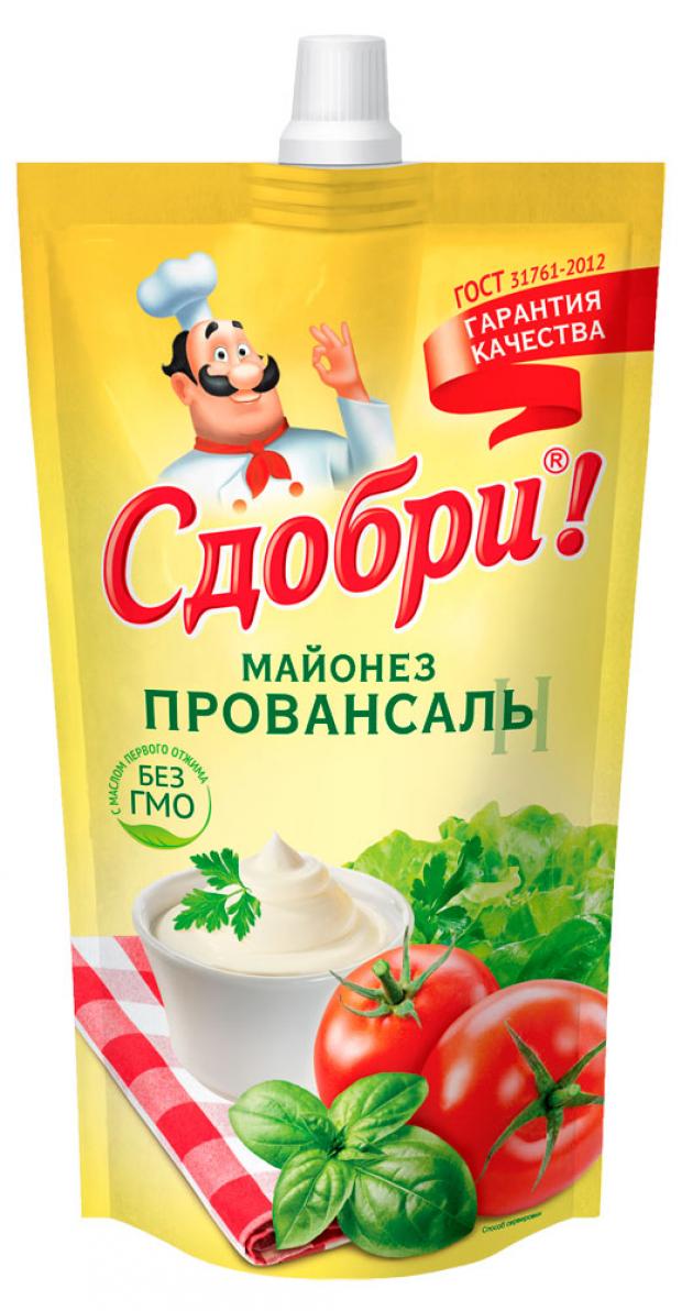 

Майонез «Сдобри» Провансаль 50,5 %, 372 г