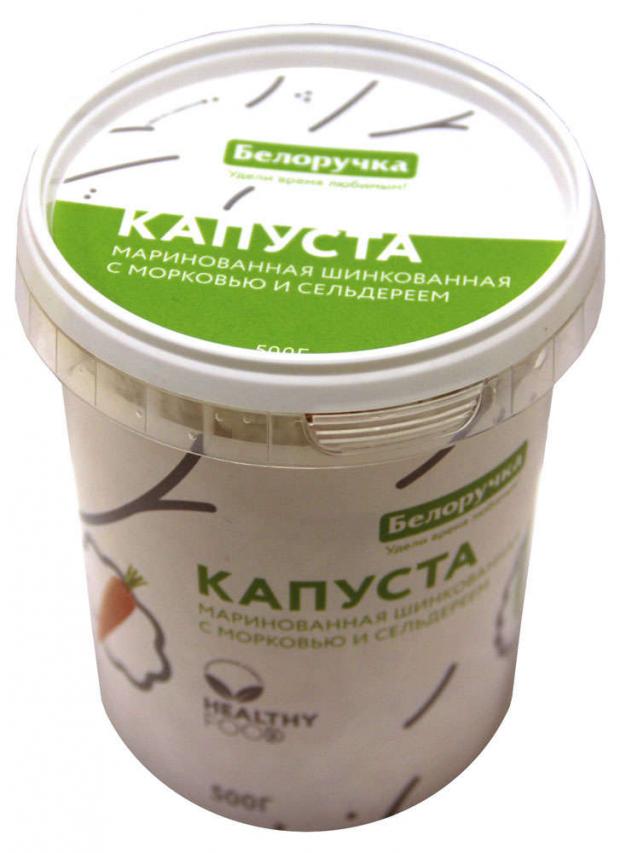 

Капуста маринованная «Белоручка» Healthy Food шинкованная с морковью и сельдереем, 500 г