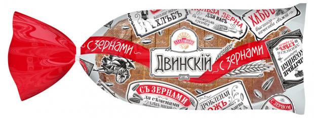 

Хлеб «Аладушкин» Двинский с зернами в нарезке, 350 г