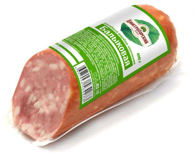 

Колбаса варено-копченая «Дмитрогорский продукт» Балыковая кусок, 490 г