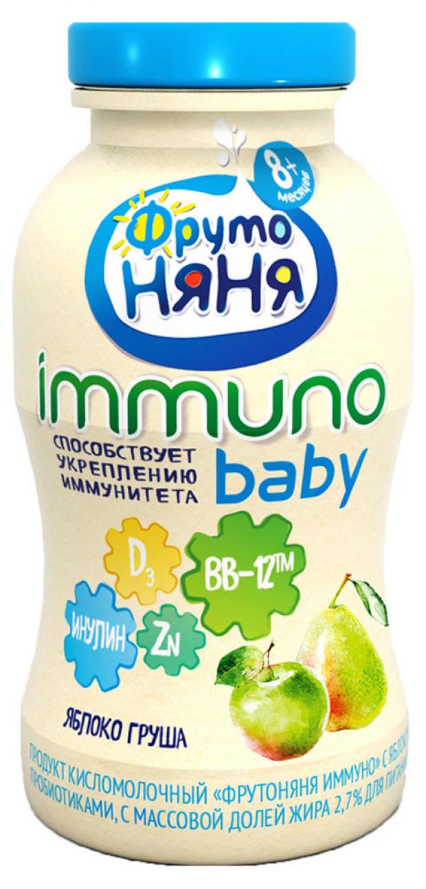 

Напиток «ФрутоНяня» Immuno Baby с яблоком и грушей 2,7%, 100 г