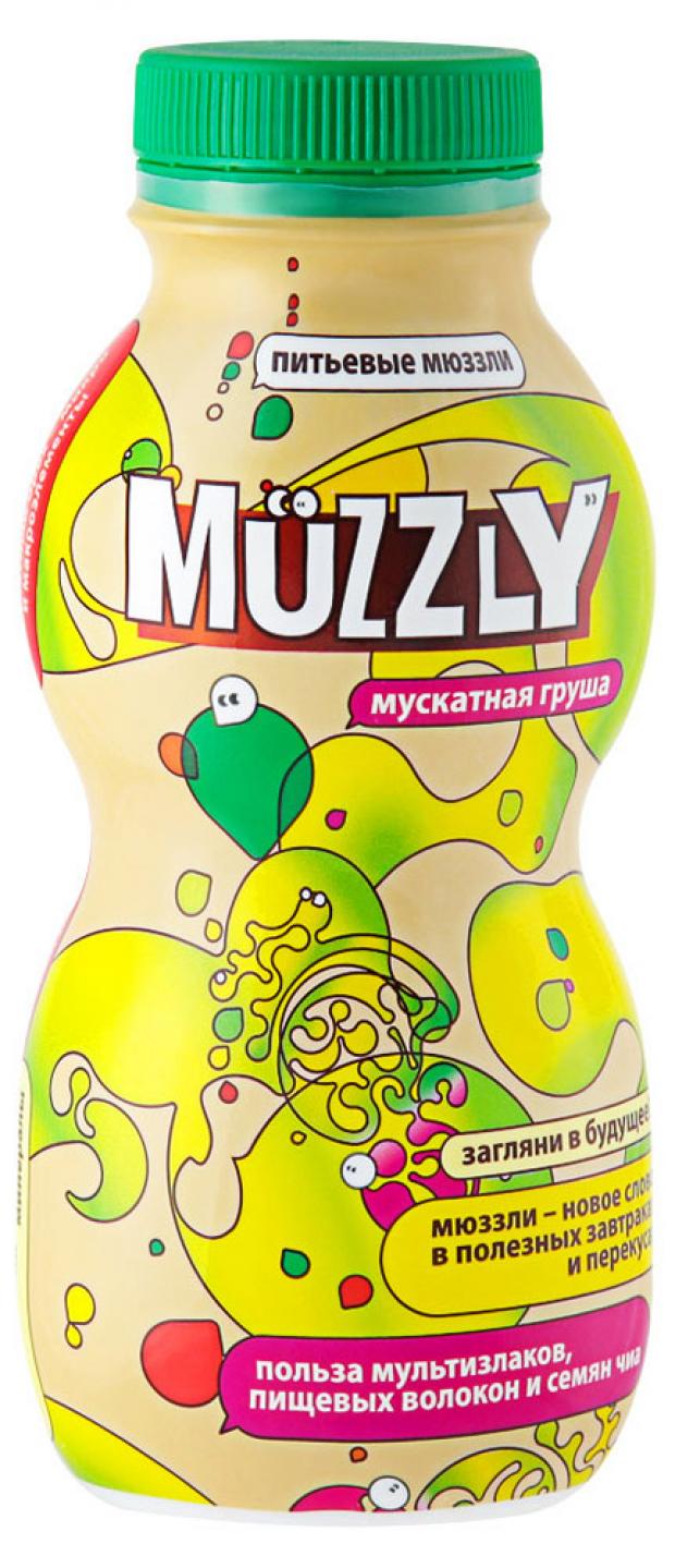 Продукт мультизлаковый Muzzly Питьевые мюсли Мускатная груша ферментный, 235 г