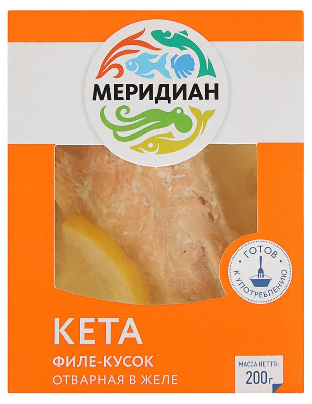 

Кета отварная «Меридиан» в желе, 200 г