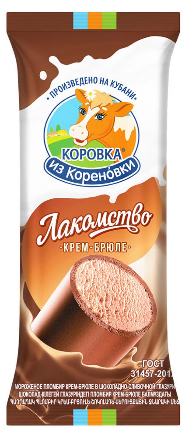 

Мороженое пломбир «Коровка из Кореновки» крем-брюле в шоколадно-сливочной глазури, 90 г