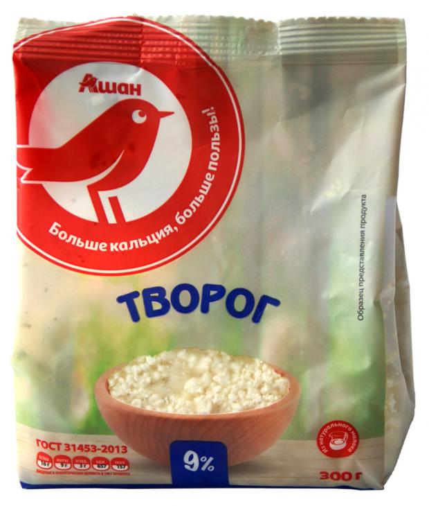 Творог АШАН 9 300 г 86₽