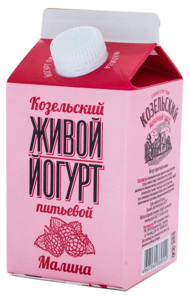 

Йогурт питьевой «Козельское молоко» живой с малиной, 450 мл