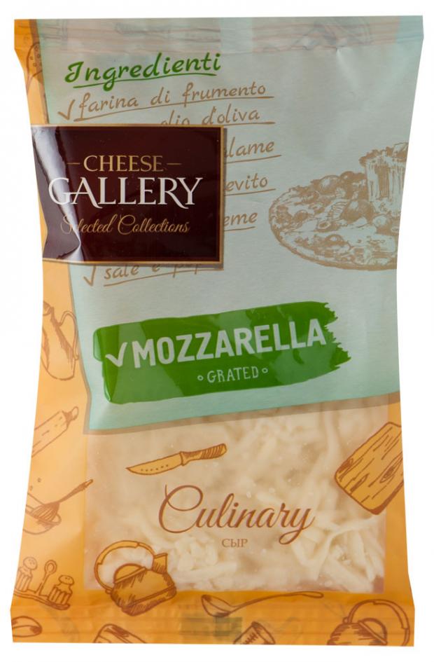 

Сыр тертый Cheese Gallery Mozzarella мягкий 40%, 150 г
