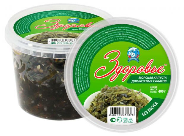 

Капуста морская «Здоровье» для вкусных салатов, 400 г