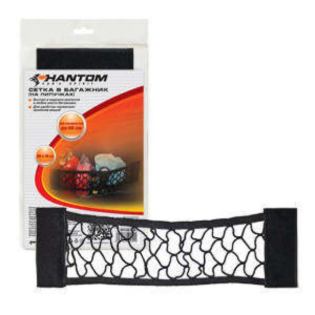 

Сетка багажная Phantom на липучках, 30х10 см