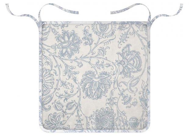 

Подушка на стул «Коллекция» с завязками саржа, 40х40 см