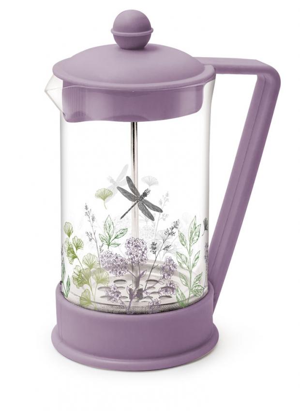 

Френч-пресс Hitt Botanica с декором, 0,6 л