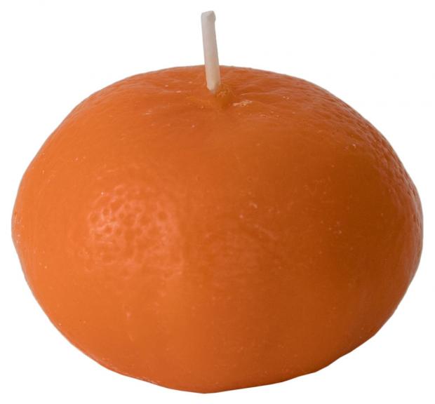 Свеча ароматизированная Мандарин 6 см 82₽