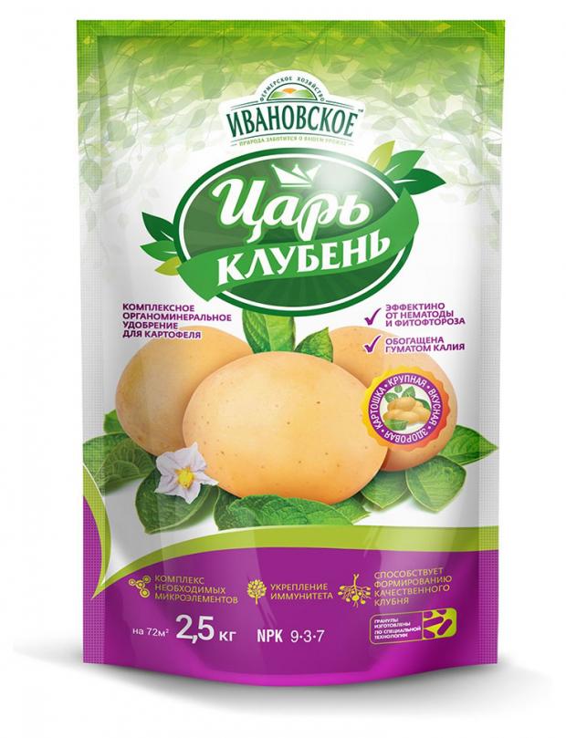 

Удобрение для картофеля «Фермерское Хозяйство Ивановское» Царь-клубень, 2,5 кг