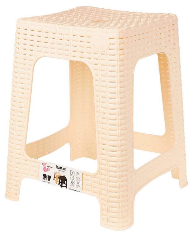 

Табурет InGreen Rattan сливочный, 36,3х36,3х44,8 см