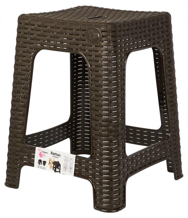 

Табурет InGreen Rattan горький шоколад, 36,3х36,3х44,8 см