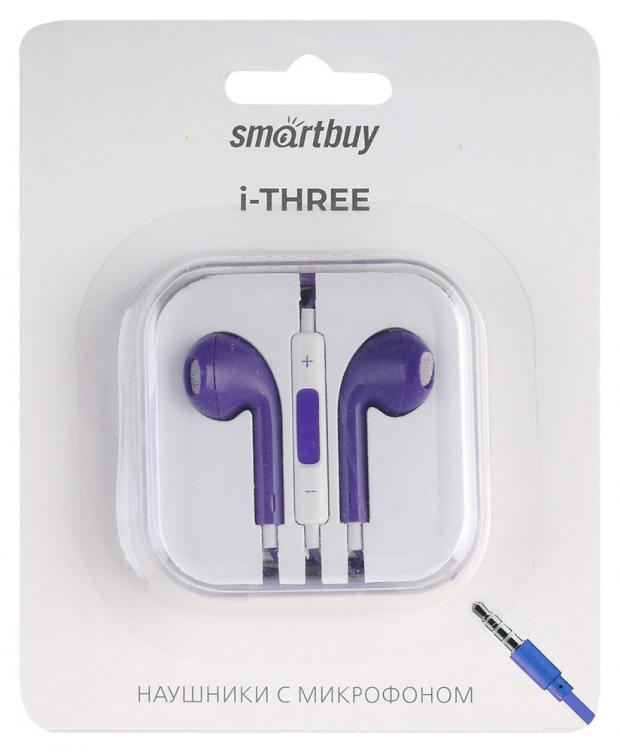 

Гарнитура SmartBuy SBH-104-VI i-THREE фиолетовая