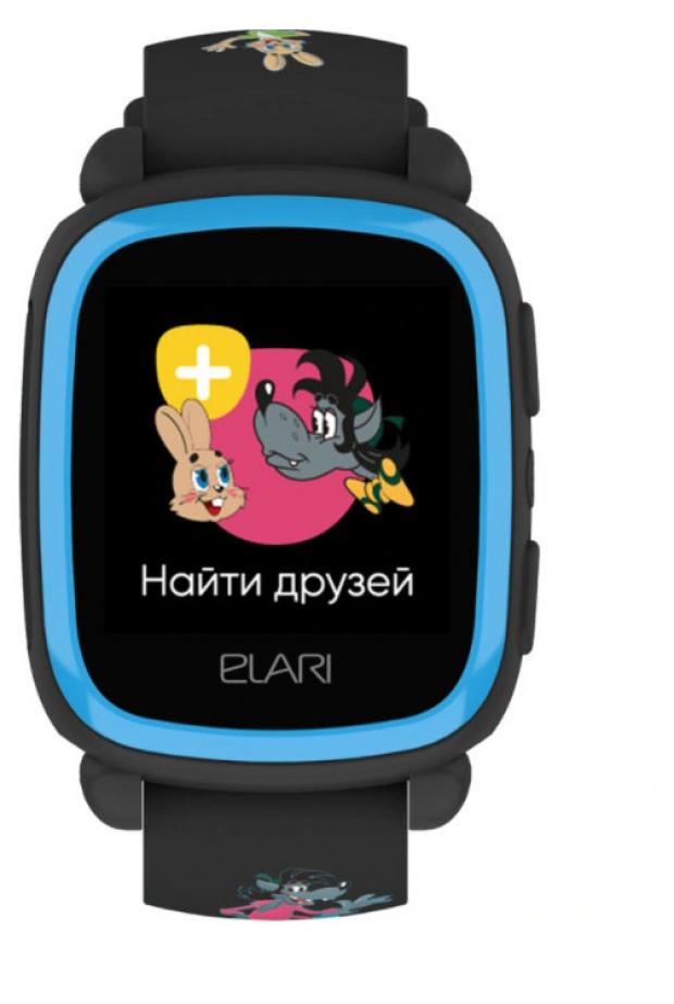 Умные часы Elari KidPhone Ну, погоди! черные