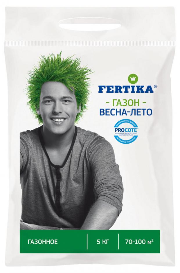 

Удобрение газонное Fertika весна-лето, 5 кг