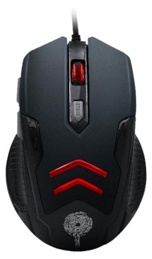 

Мышь проводная Qumo Crypt M57 черная