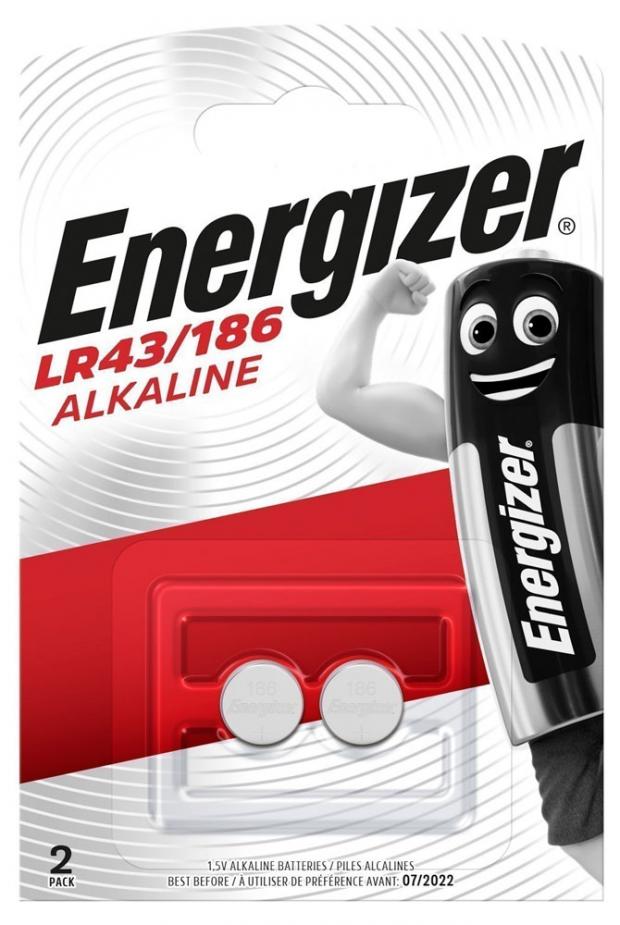 Батарейка Energizer Alkaline LR43 2 шт 23₽