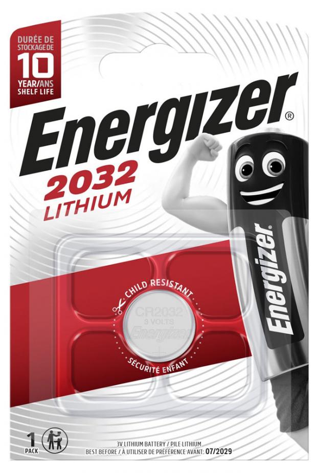 

Батарейка Energizer Lithium CR2032, 1 шт