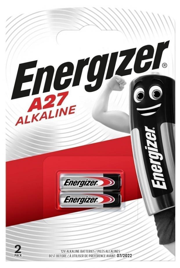 Элемент питания специальный Energizer A27 2 шт 203₽